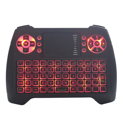3 Farbvon hinten beleuchtete Fernbedienung für Spiel, drahtlose Tastatur P3 mit Berührungsfläche